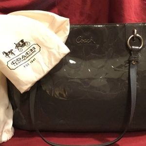 Coach Shiny Patent Leather Tote